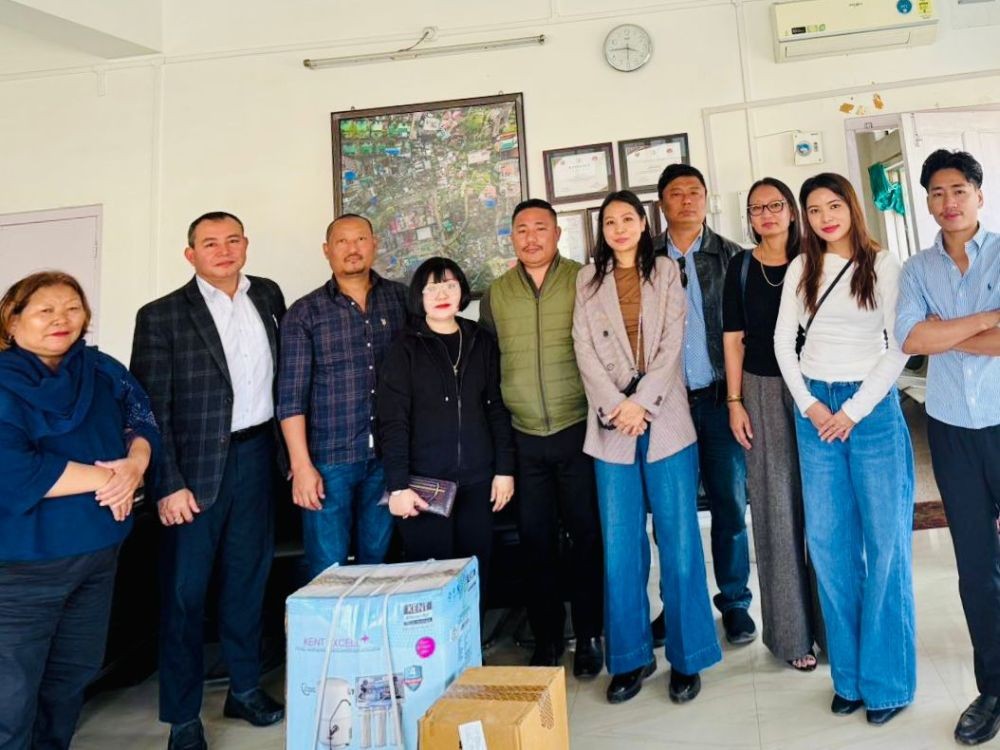 Members of the Business Association of Nagas during their visit to the District Civil Hospital, Dimapur on the occasion of India’s Republic Day on January 26. (Photo Courtesy: BAN)